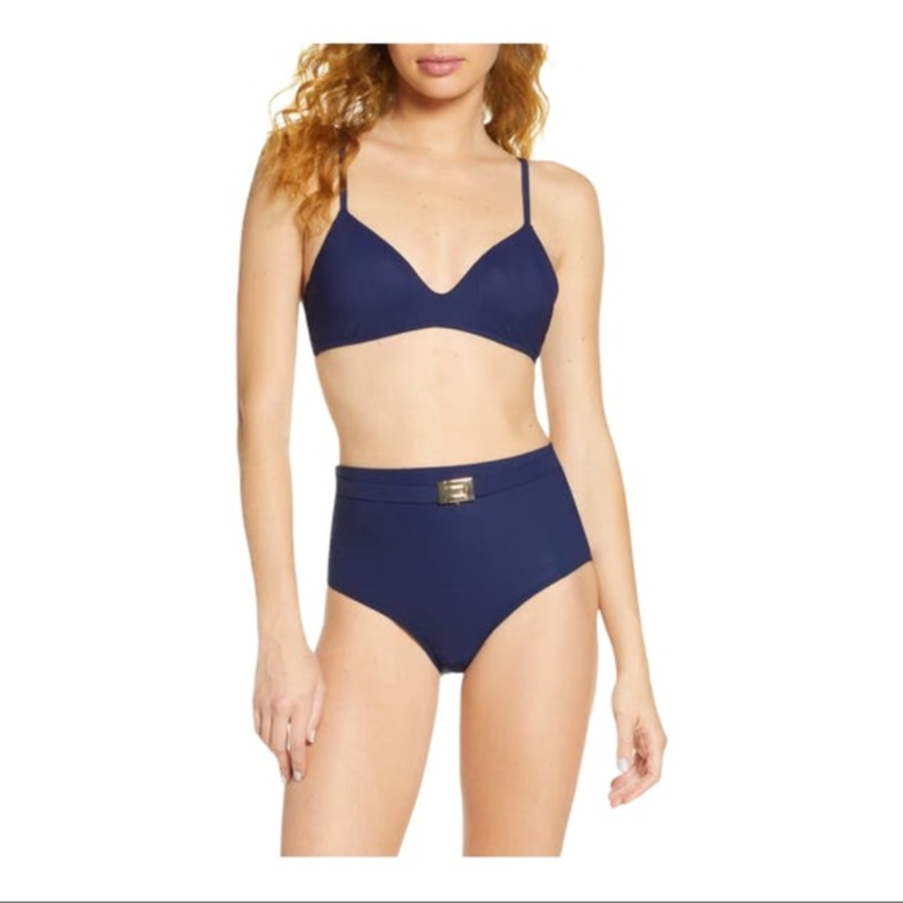 Tory Burch Navy Bikini Set